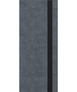 Дверь из экошпона Платинум П-3 Бетон графит (Черный лакобель)