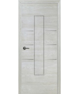 Дверь с ПВХ покрытием Валетта ДГ (Вяз Айс)
