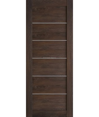Дверь из экошпона Техно молдинг Шале мореный